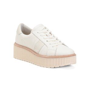DOLCE VITA White Leather Tiger Sneakers